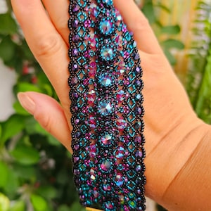 Beaded Summer Bracelet Tutorial – Peyote, Right Angle Weaving (PDF)