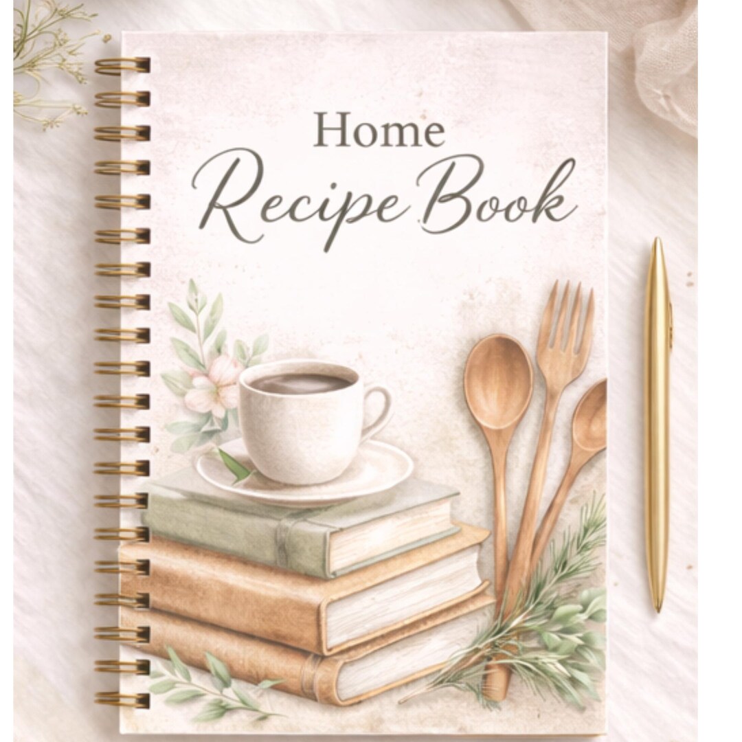 Spiral Bound Recipe Book A5 Write Your Own Recipes | Blank Recipe ...