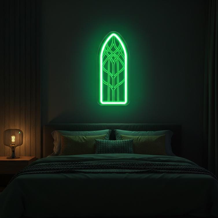 Example Signage Using Gothic Gothic Neon Sign Custom, Gothic Decor, Custom Neon, Gothic Dark ...