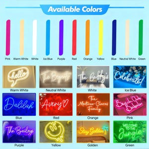 Custom Garage Neon Sign,Personalized Dad's Garage Name Sign,Man Cave Decor,Dual Color LED Neon Sign, Personalized Workshop Sign,Gift for dad image 8
