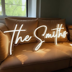 Wedding Neon Sign, Custom Neon Sign, Personalized Neon Sign, Gifts for Him/Her, Engagement Sign, Wedding Backdrop, Bachelorette Party Sign