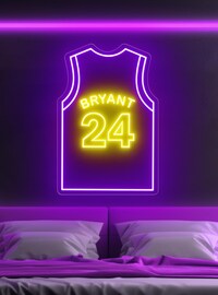 Basketball Neon Sign, Custom Basketball Jersey Neon Sign, Neon Basketball Gifts, Neon Light Basketball Room Decor, Basketball Wall Decor