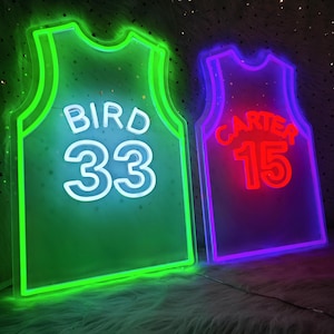 Custom Basketball Neon Sign, Custom Name Neon Sign For Kids, Custom Neon Sign Bedroom Decor Christmas Decor Kids Room Decor Gifts For Kids
