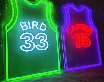 Custom Basketball Neon Sign, Custom Name Neon Sign For Kids, Custom Neon Sign Bedroom Decor Christmas Decor Kids Room Decor Gifts For Kids
