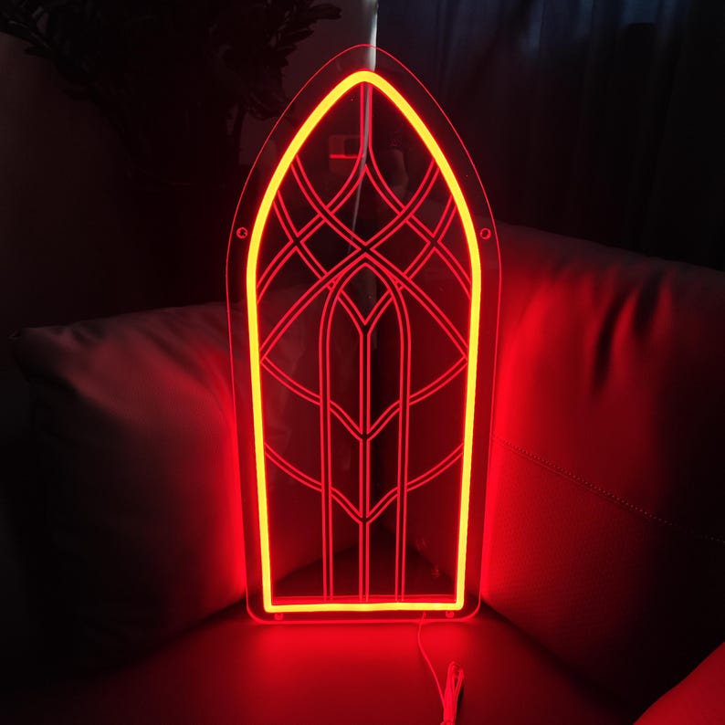 Gothic Neon Sign Custom, Gothic Decor, Custom Neon, Gothic Dark ...