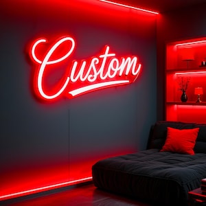 Custom Neon Sign, Neon Signs, Neon Sign Bedroom, LED Neon Sign, Neon Light, Wedding neon sign, Home Decor, Wall Decor, Personalized Gifts