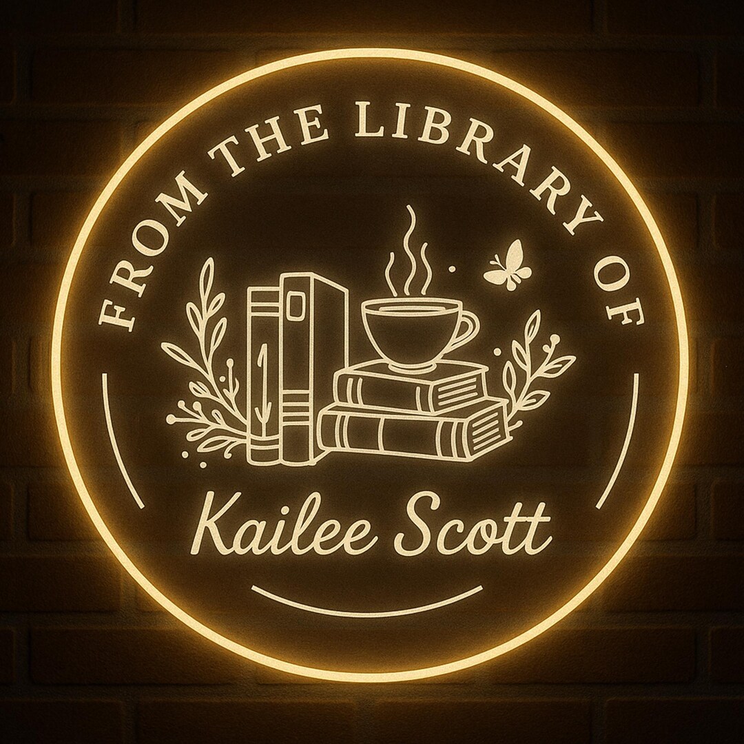 Book Sign Led Sign Library Neon Sign, Reading Books Led Sign, Custom Neon Sign, Book Store ...