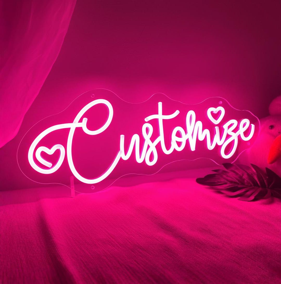 Custom Neon Sign, Neon Signs, Personalized Neon Sign, Custom Led Sign ...