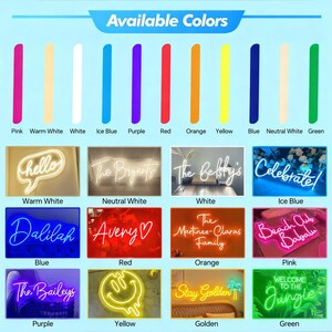 Letrero de neón de béisbol para habitación infantil, Letrero de neón personalizado con nombre para niños, Regalo de béisbol para niños, Decoración para habitación de adolescentes, Regalos de béisbol para él, Luz LED imagen 8