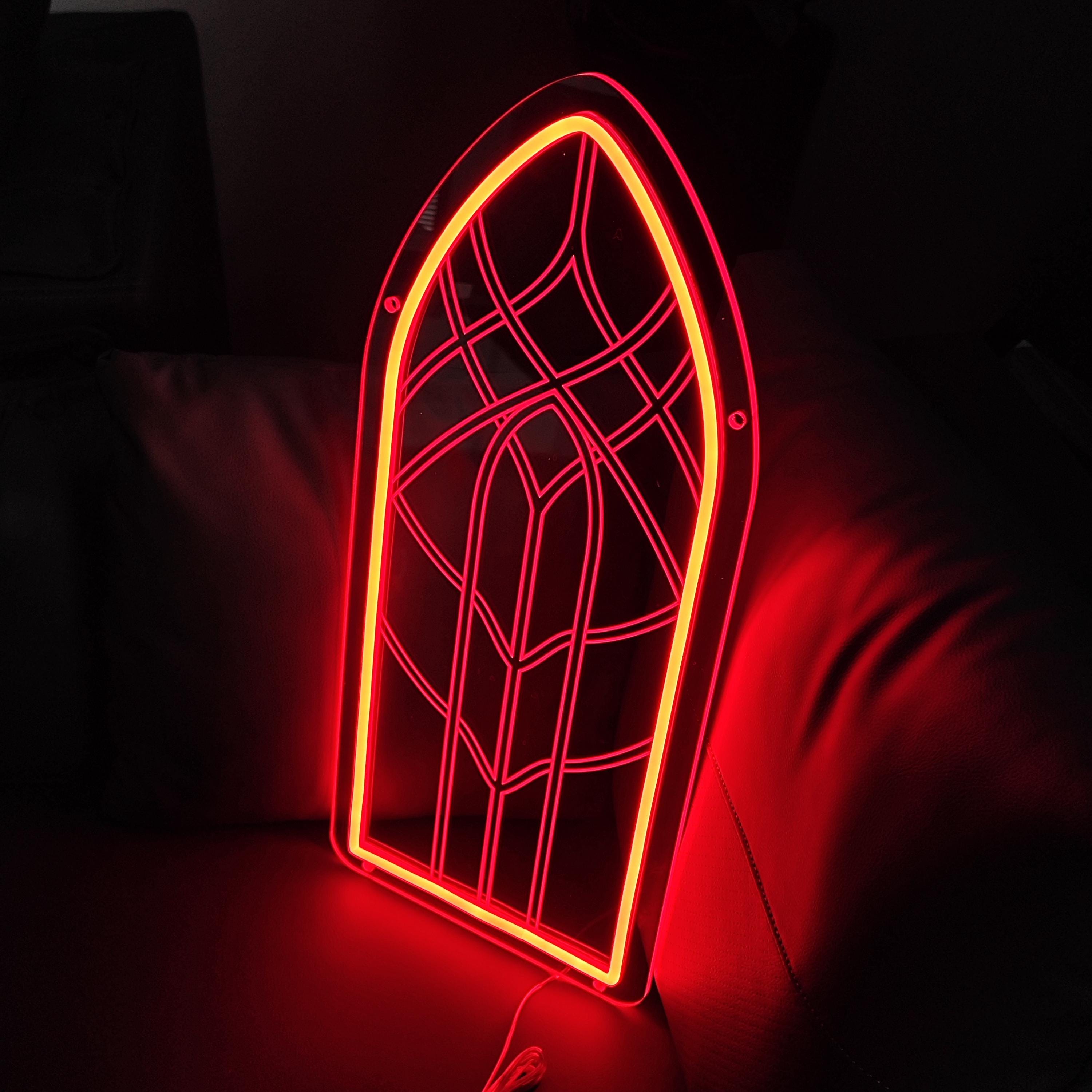 Example Signage Using Gothic Gothic Neon Sign Custom, Gothic Decor, Custom Neon, Gothic Dark ...