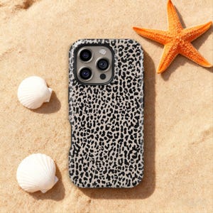 Tufft och hårt telefonskal med brunt leopardmönster, iPhone 17 16 15 14 13 12 11 Pro Max X XS MagSafe-telefonskal, Samsung S25 S24 S23 S22 Ultra-skal