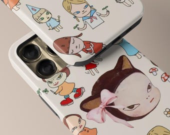 奈良美智のアートスマホケース：頑丈、MagSafe対応 - Etsy 日本