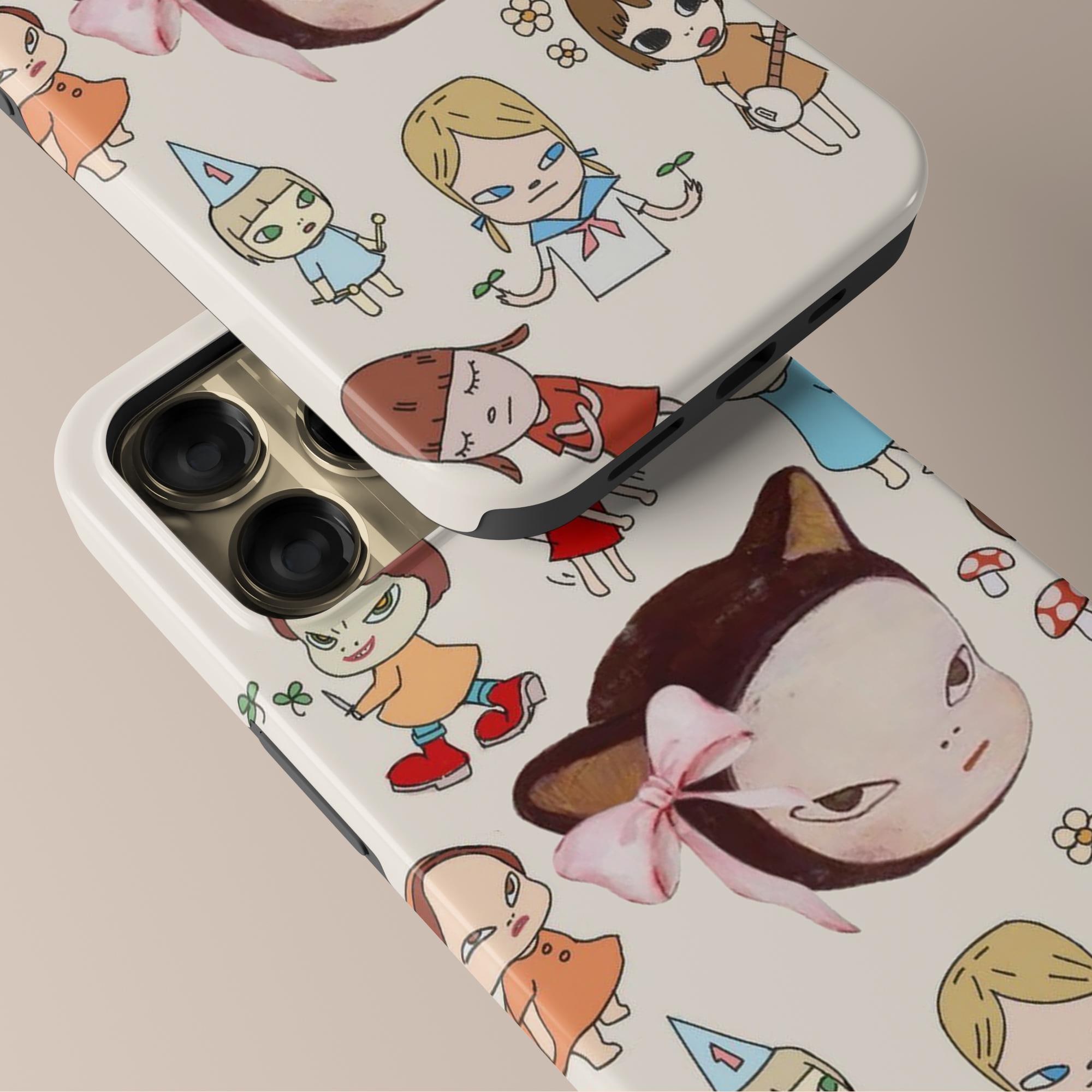 奈良美智のアートスマホケース：頑丈、MagSafe対応 - Etsy 日本