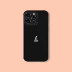 May include: A black phone case with a silver Apple logo. The case has a camera bump with four lenses.