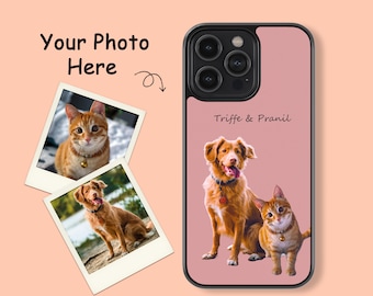 Custom Pet Photo Phone Case: Personalized Silicone Rubber Cover