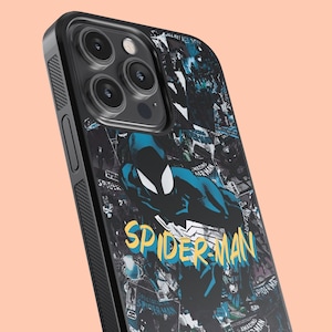 Spider Man Phone Case Peter Parker Aesthetic Cover for iPhone 17 16 15 14 13 12 11 8 Pro Max, Superhero Case Samsung S25 S24 S23 S22 Cover image 7
