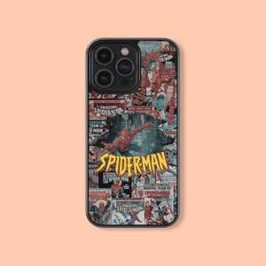 Spider man Design Phone Case Silicone Rubber Custom Cover For iPhone 14 13 12 11 8 Mini Pro X XS XR Max,Samsung Galaxy S20 S21 S22 S23 Ultra