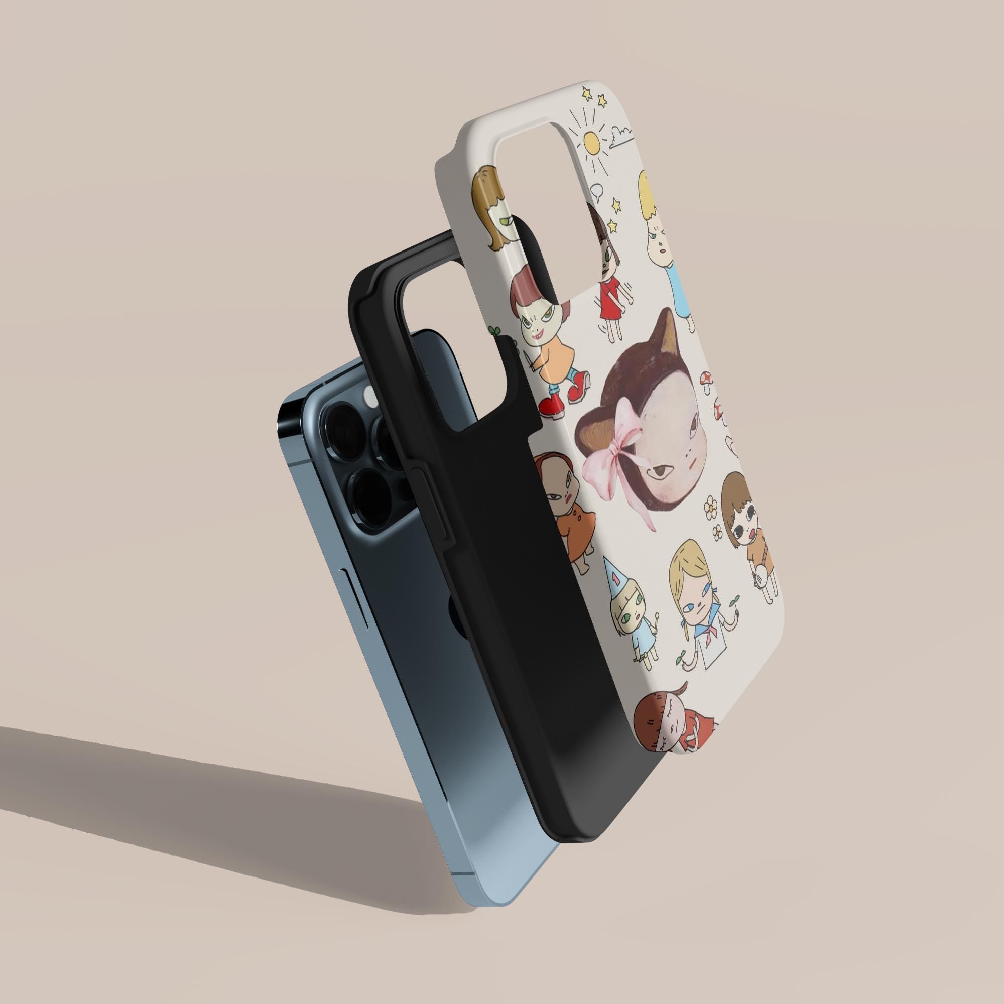 奈良美智のアートスマホケース：頑丈、MagSafe対応 - Etsy 日本