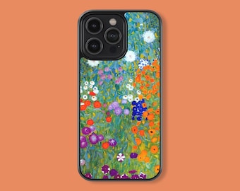 Flower Gardens Design Phone Case Silicone Rubber Custom Cover For iPhone 14 13 12 11 8 7 Mini Pro X XS Max,Samsung Galaxy S20 S21 S22 Ultra