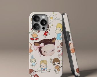 奈良美智のアート作品 スマホケース フック型カバー - Etsy 日本