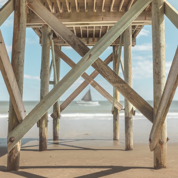 Pier on Edisto beach, South Carolina