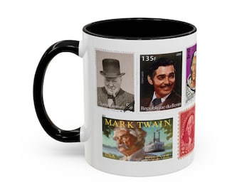 Famous Freemasons Coffee Mug Masonic Faces of Free Masons Gifts Accent Coffee Mug, 11 oz