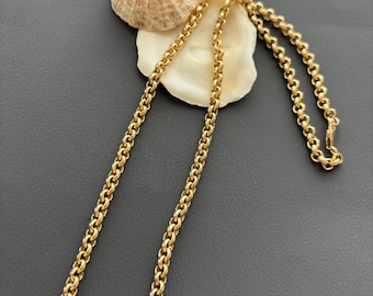 Vintage 9k Gold Rolo / Belcher Chain