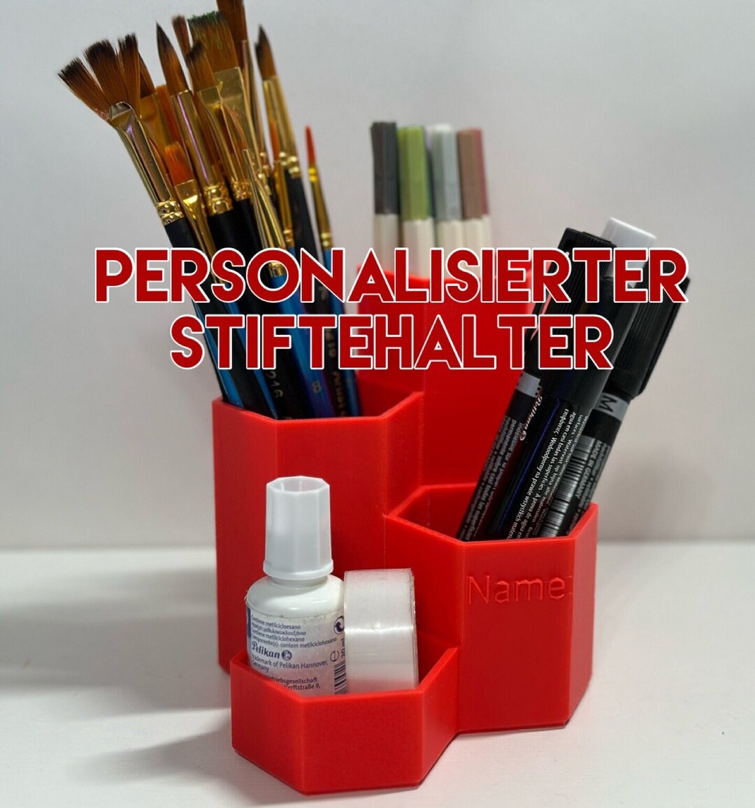 Personalized Pen Holder / Desk Organizer / Desk Organization / Etsy