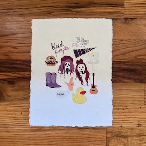 Stephenville, Texas Hand-Illustrated University Icon Print