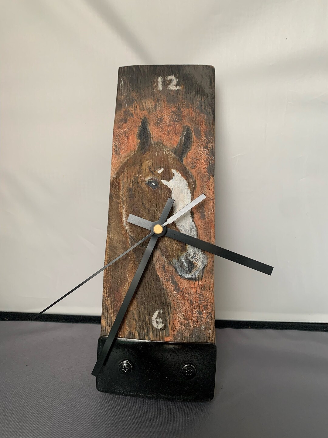 Stave Clock Hand Painted Whisky Barrel Stave Wall Clock - Etsy