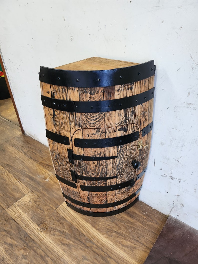 Corner Whisky Barrel Etsy