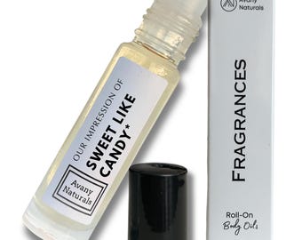 SWEET LIKE CANDY - Scented Oil Based Perfume | Type Fragrance Perfumed Body Oil For Women | Pheromone Long Lasting Roll-on Cologne