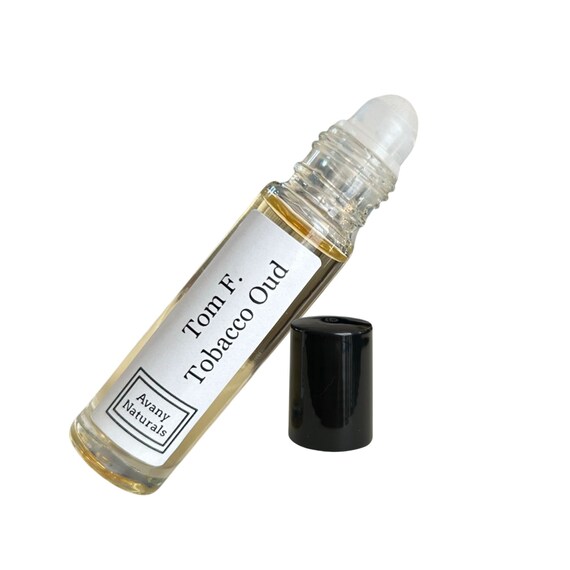 Tobacco Oud Oil - Rollerball Body Perfume, Unisex Fragrance Samples, Travel Size Scented Cologne, Mini Roll on Scents for Purse, Bag or Car