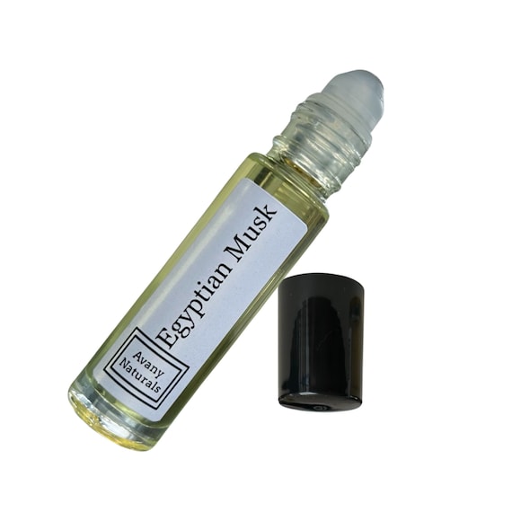 Egyptian Musk Oil - Rollerball Body Perfume, Unisex Fragrance Samples, Travel Size Scented Cologne, Mini Roll on Scents for Purse, Bag, Car
