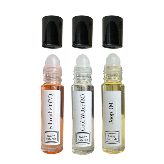 Fragrance Oil Samples For Men - Enhanced Scents Pheromone Perfume, Scented Body Oil, Travel Size Cologne, Best Gift For Him, Mystery Box