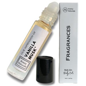 Vanilla Musk Oil Unisex Perfume Roll-on Body Fragrance for Skin
