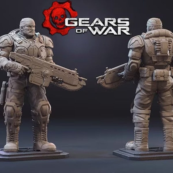 gears of war Marcus Fenix Stl