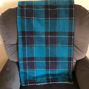 Fleece Chair Lap Blanket Plaid LUXE Buttery Soft Snuggle Chair Throw Plaids Mothers Day Grandma GiftDouble Sided Blanket