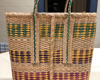 Cestas africanas hechas a mano, instrumentos y abanicos de Ankara de Sierra Leona y Uganda