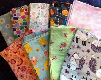 Flannel Pillowcases Kids Wildlife Moose Space Daisy Ladybug Snuggly Soft Kids Flannel Pillow Case Flannel