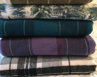 Fleece Chair Lap Blankets  LUXE Buttery Soft Snuggle Chair Throw Plaids Mom Grandma Grandad Gift Blanket