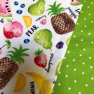 Placemat Summer Fruit Veggies Bird House Garden Rev. Daisy Table Topper Picnic Table Protector Table Runner