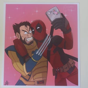 Deadpool and Wolverine print