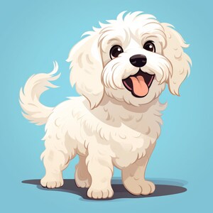 Cartoon Pet Portrait Digital Download