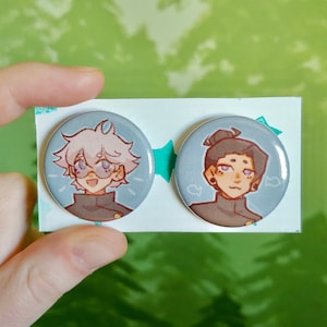 sorcerer bros button pin set