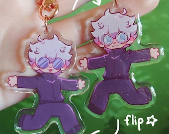 llavero de hechicero de doble cara