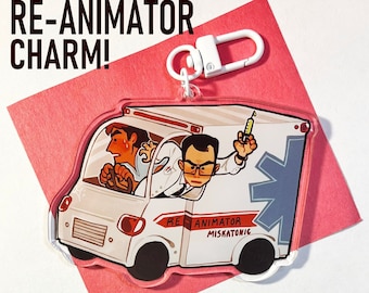 Re-Animator Super Romantischer Krankenwagen Schlüsselbund