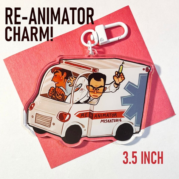 Re-Animator Super Romantic Ambulance Keychain