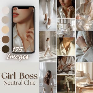Business Stock Image Girl Boss Instagram Reel Cover Faceless Marketing Photo Neutral Minimalistic Aesthetic Fashion Lifestyle Stock Photos
