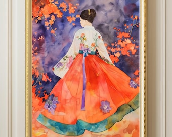 シン・サイムダン韓国アートハンカチ、スイカ野ネズミチョチュンド絵画